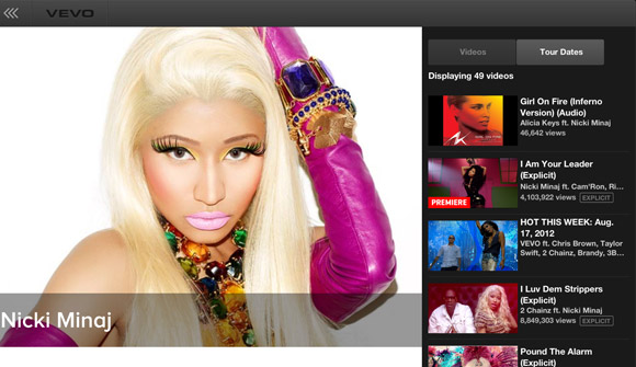 Meet The New VEVO iPad App!